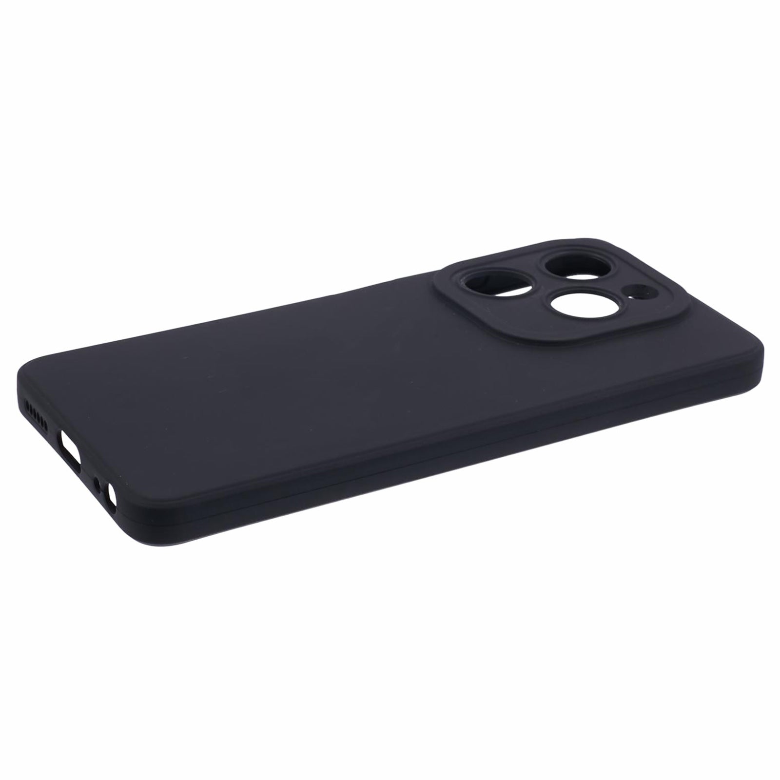 For Transsion Infinix Smart 8 4G Straight Edge Phone Case Lens Protection TPU Cover - Black For Transsion Infinix Smart 8 4G Straight Edge Phone Case Lens Protection TPU Cover - Black
